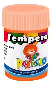 Tempera Naranja 28 Ml