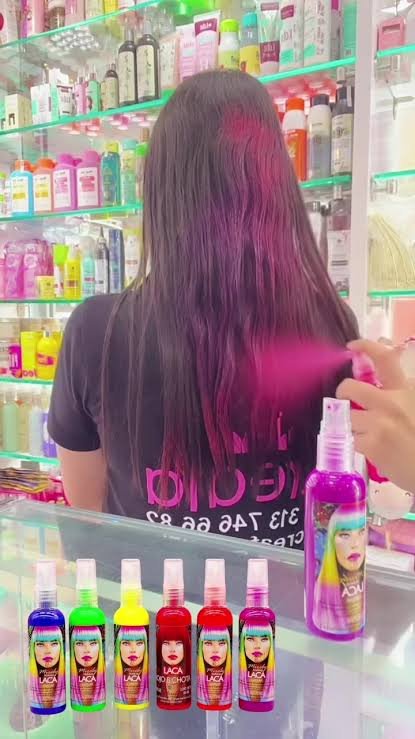 Laca de colores para cabello - pequeño