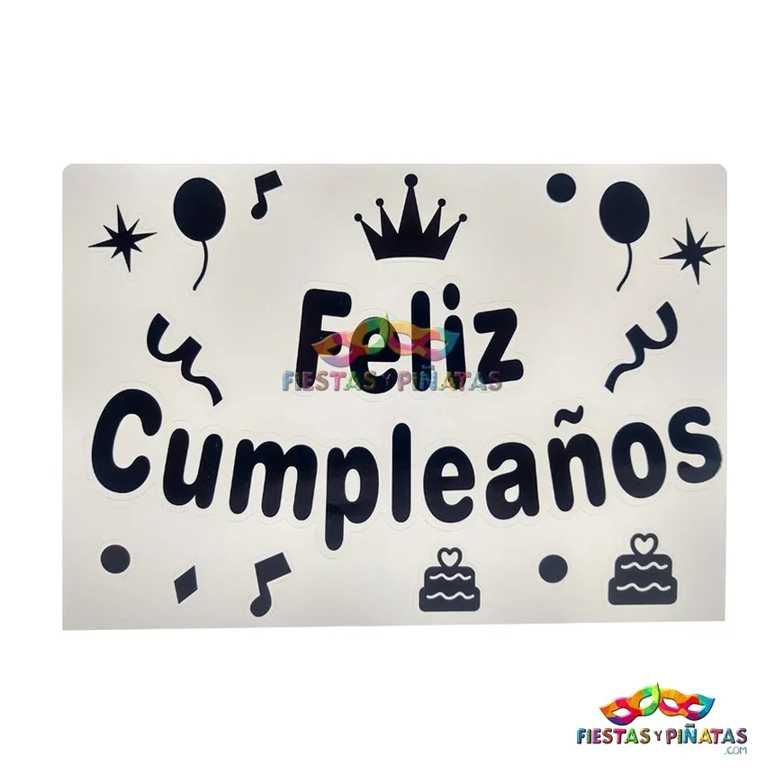 STICKER PARA DECORAR GLOBO BURBUJA Surtido
