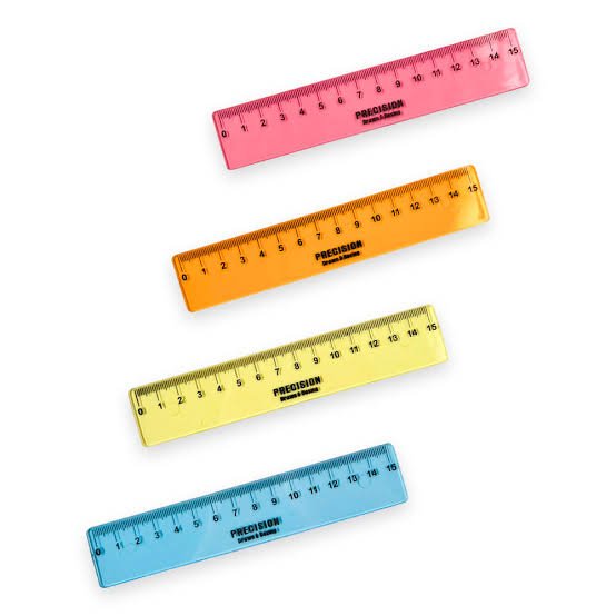 Regla Plastica 15cm