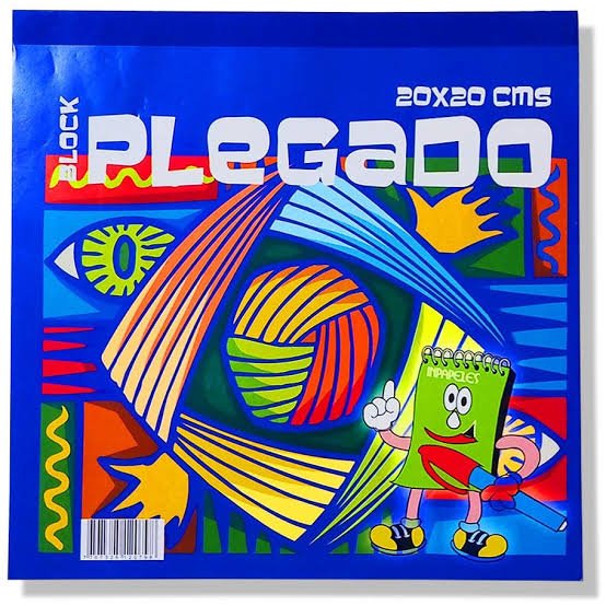 Block papel plegado 20 X 20