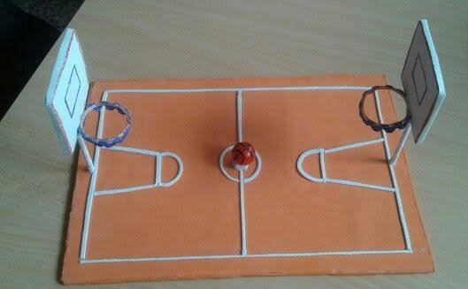Canchas de basquetbol para maqueta