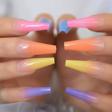 Uñas Postizas Pintada