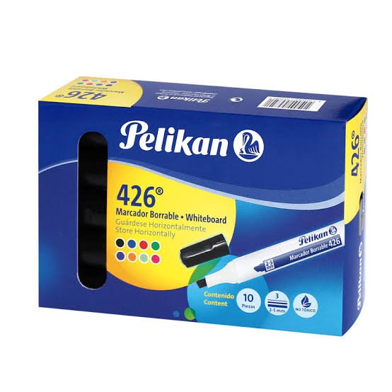 Marcador Borrable Pelikan - Negro
