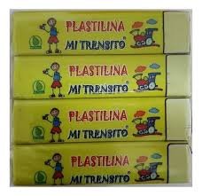 Barra Plastilina amarilla Trensito
