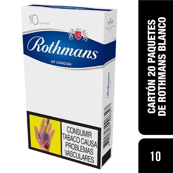 Cigarrillo Mustang Blanco *10