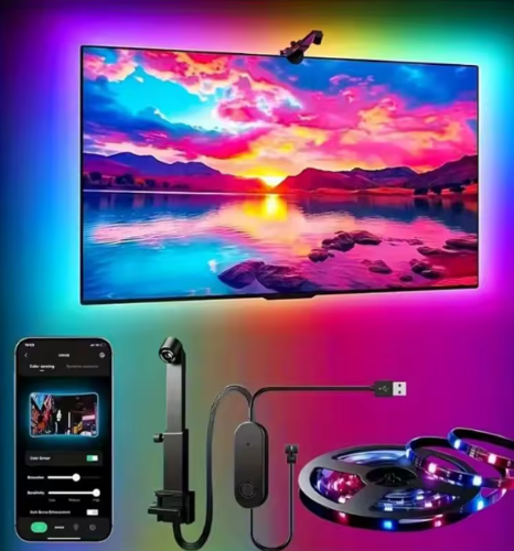 LUCES TV CON CAMARA 55 A 65"