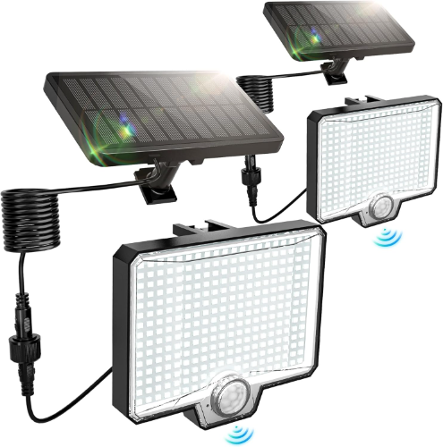 LUCES PANELES SOLARES X2