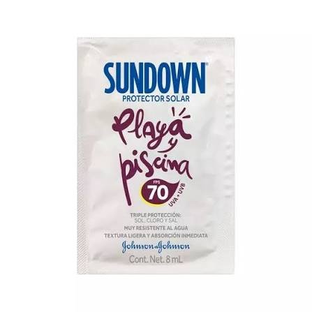BLOQUEADOR SUNDOWN PLAYA Y PISCINA FPS 70 X 8ML