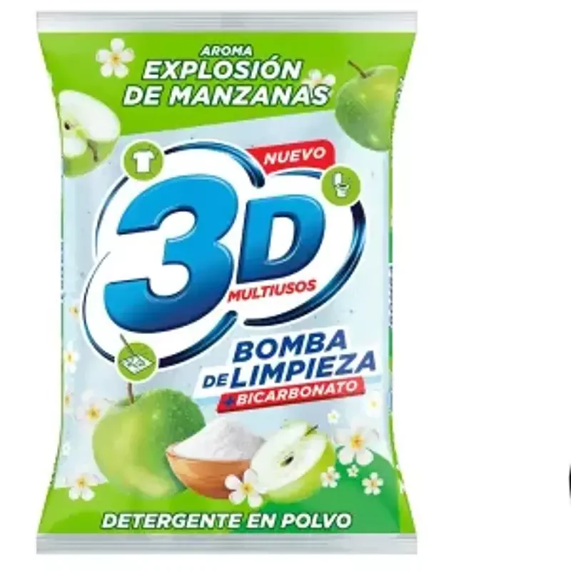 3D DETERGENTE EXPLOSION DE MANZANA X500G