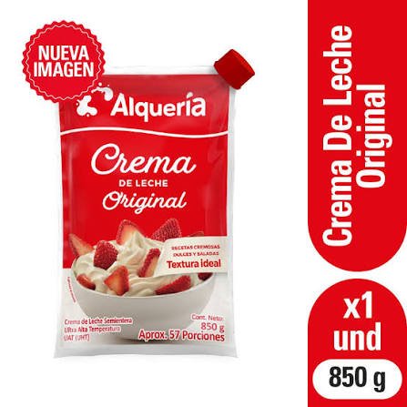 CREMA LECHE X 900ML ALQUERIA