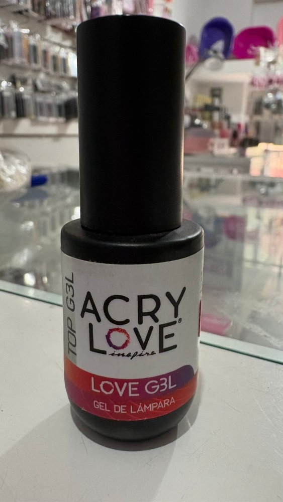TOP acrylove botella negra