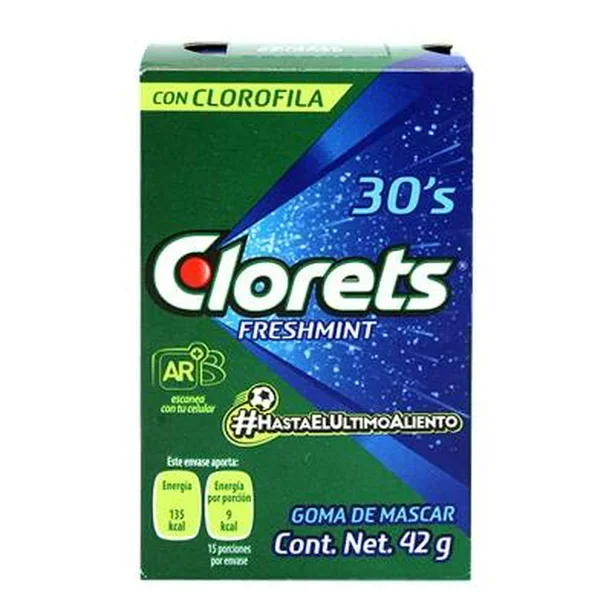 clorets freshmint bolsita