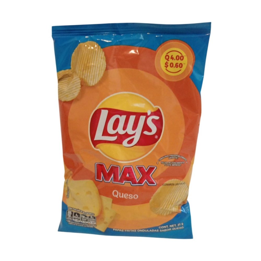lays max queso mediano