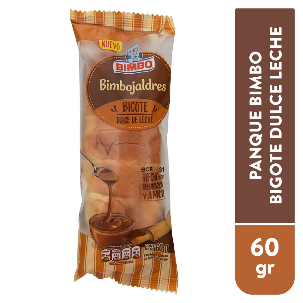 BIGOTE DULCE DE LECHE