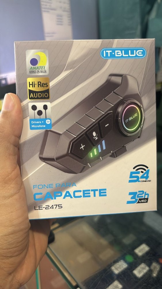 FONE P/ CAPACETE COM COMUNICADOR