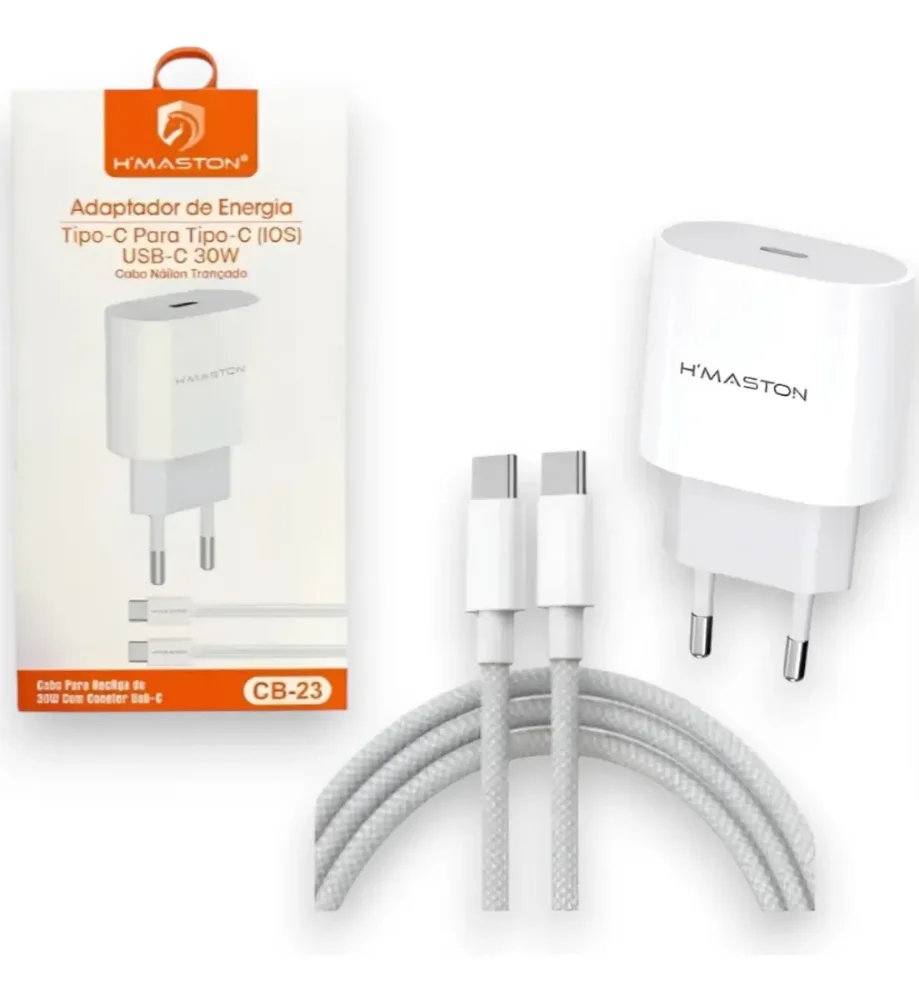 CARREGADOR HMASTON 30W TIPC