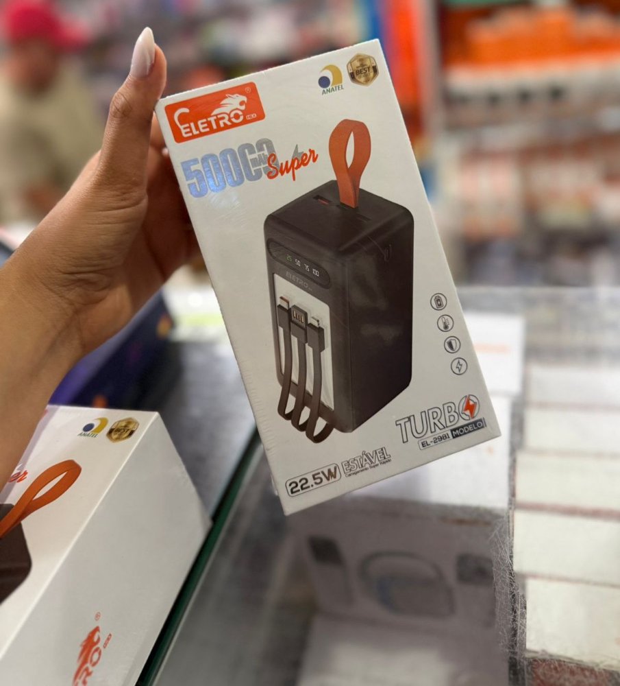 Bateria Portatil 50 mil mA TURBO
