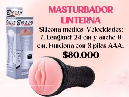 masturbador linterna