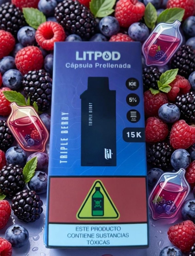 capsula 15 mil puff triple berry