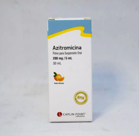 Azitromicina Caplin Suspension 200mg/5ml * 30 ml