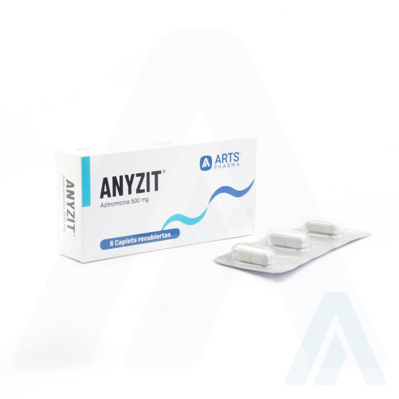 Anyzit (Azitromicina) 500 mg * 3 caplets rec.