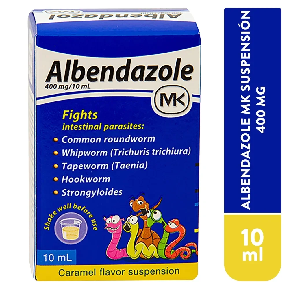 Albendazol MK 400 mg suspension * 10 ml