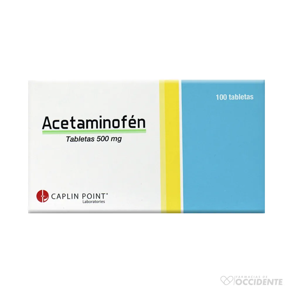 Acetaminofen Caplin tab 500 mg * tab