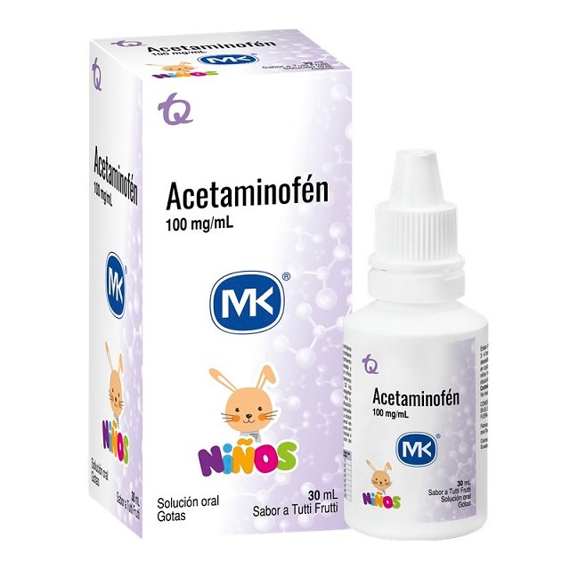 Acetaminofen MK gotas 100 mg/ml * 30 ml