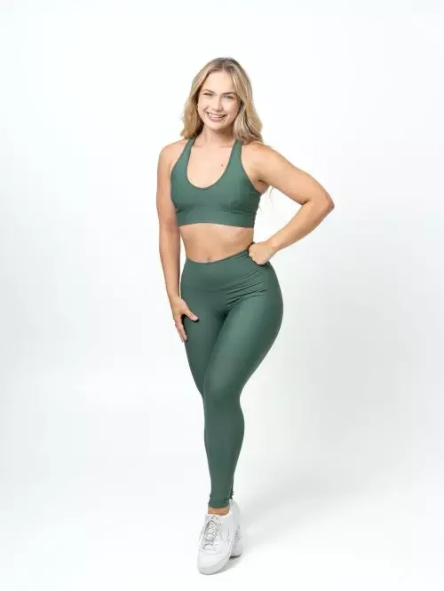 Conjunto legging + top cruzado