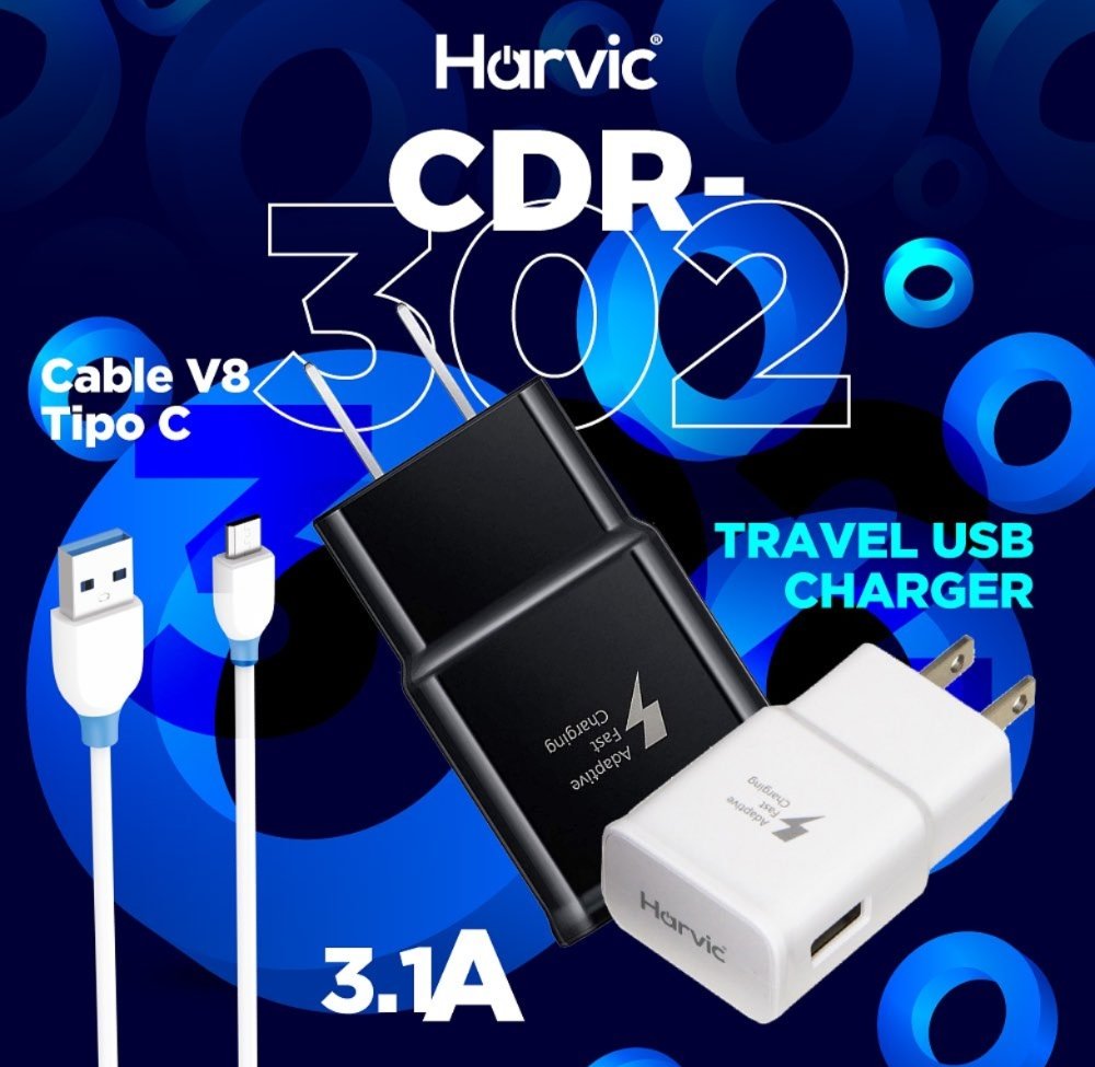 CARGADOR HARVIC CDR-302 T-C