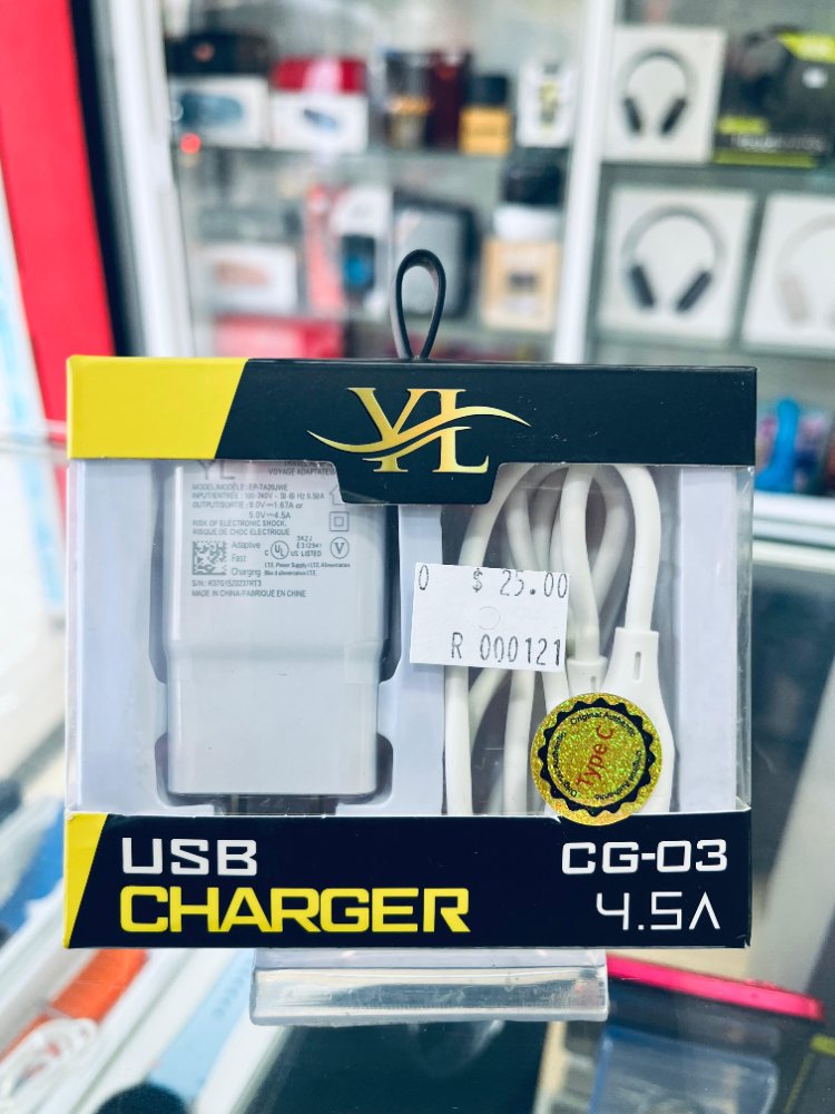 CARGADOR USB CHANGER 4.5A T-C
