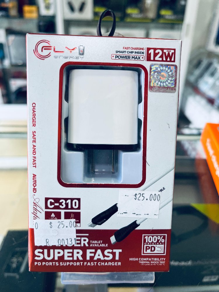 CARGADOR FLY C310 12W T-C