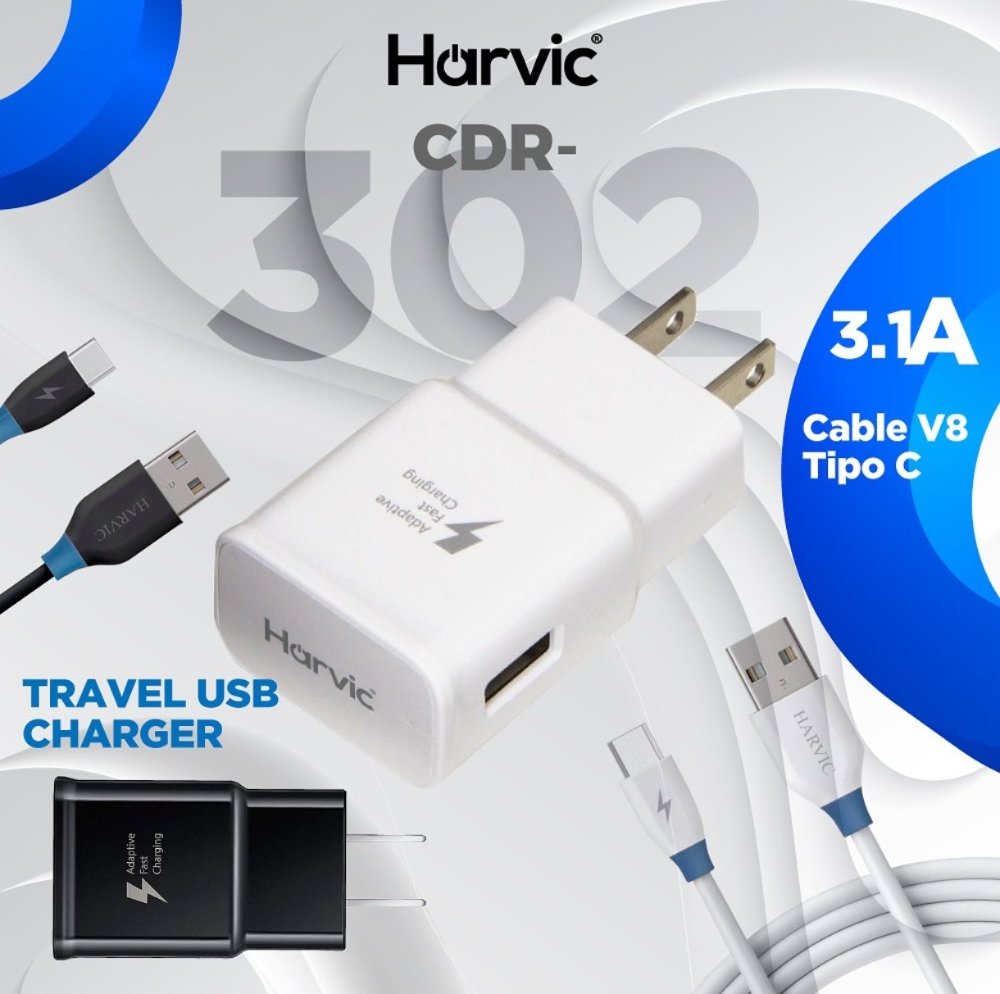 CARGADOR HARVIC CDR-302 V8