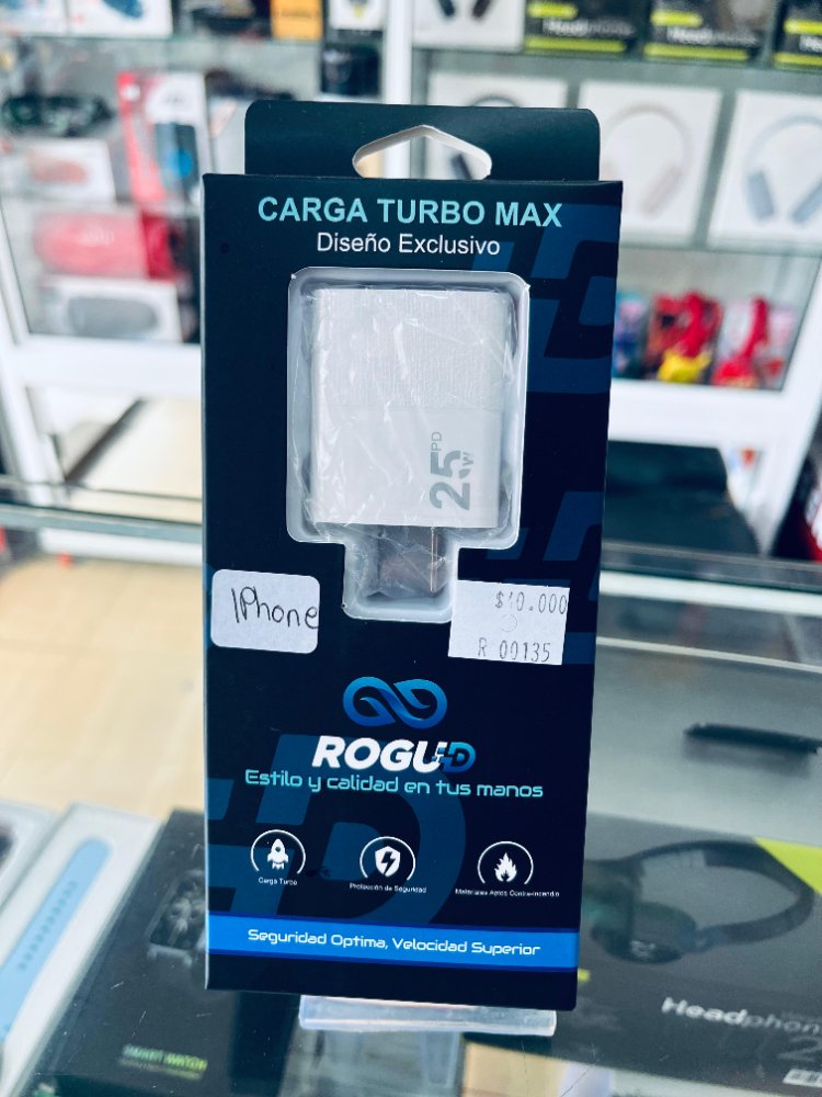 CARGADOR ROGUD IPHONE 25W