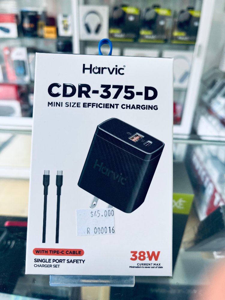 CARGADOR HARVIC 375-D 38W T-C
