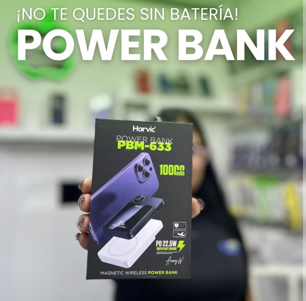 POWER BANK HARVIC PBM-633