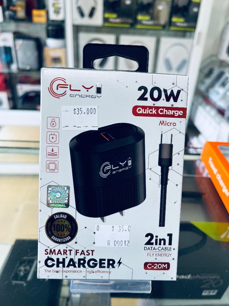 CARGADOR FLY C-20M V8 20W
