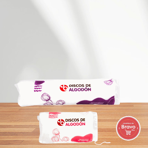 Bravo Discos de Algodón Desmaquillates