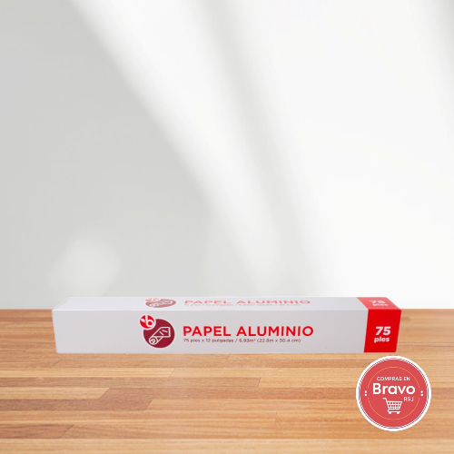 Bravo Papel Aluminio 75
