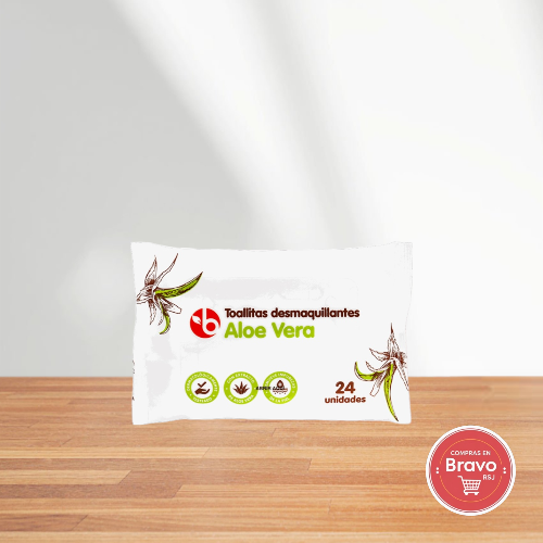 Bravo Toallitas Desmaquillantes Aloe Vera