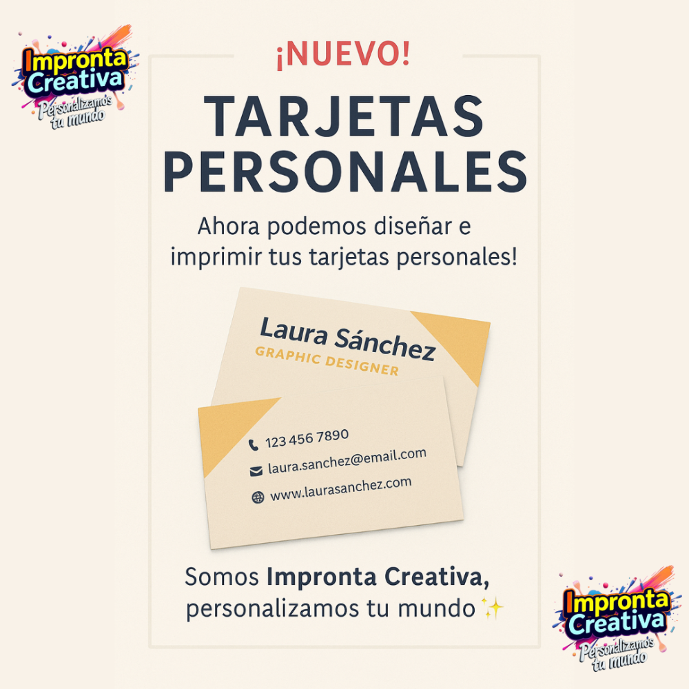 Tarjetas personales