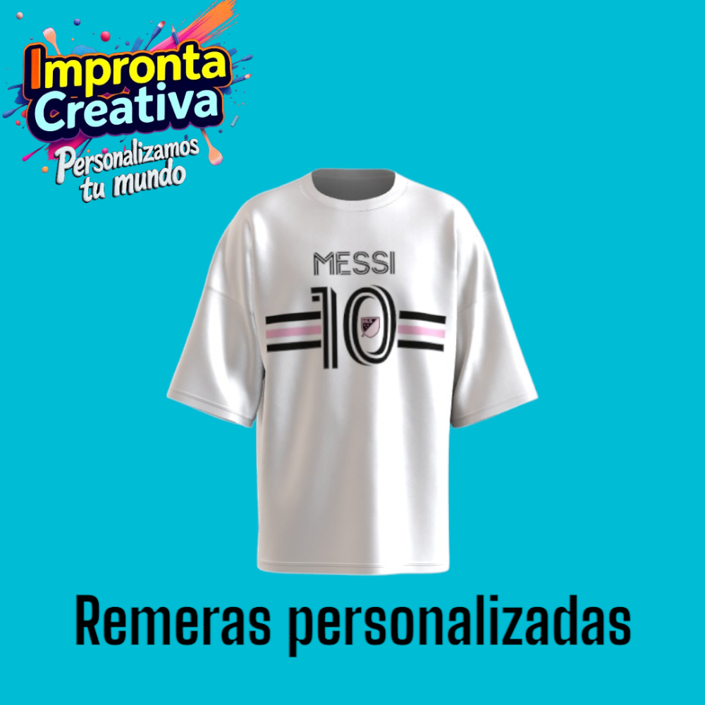Remeras personalizadas de poliester para adultos (blancas)