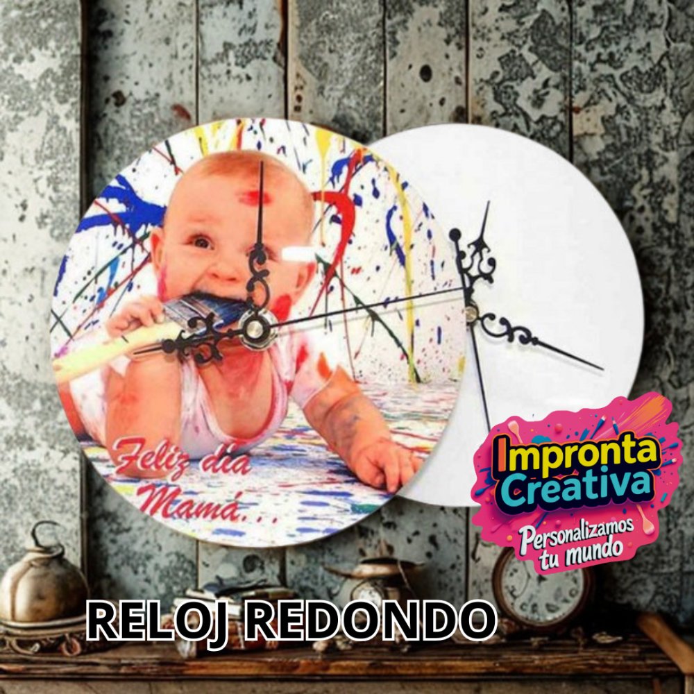 RELOJ CIRCULAR 20cm - MDF NACIONAL 3mm