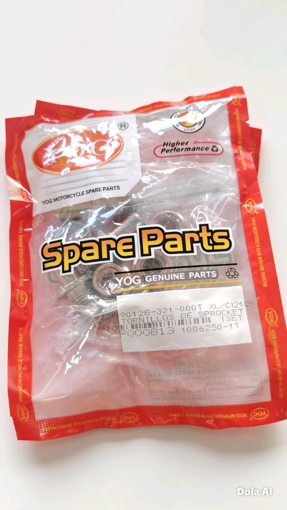 Tornillos YOG de Sprocket XLCG125