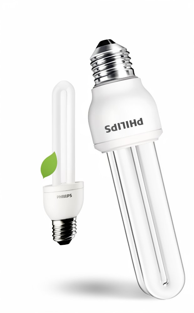 BOMBILLO PHILIPS 2U 14W 110V ROSCA E27