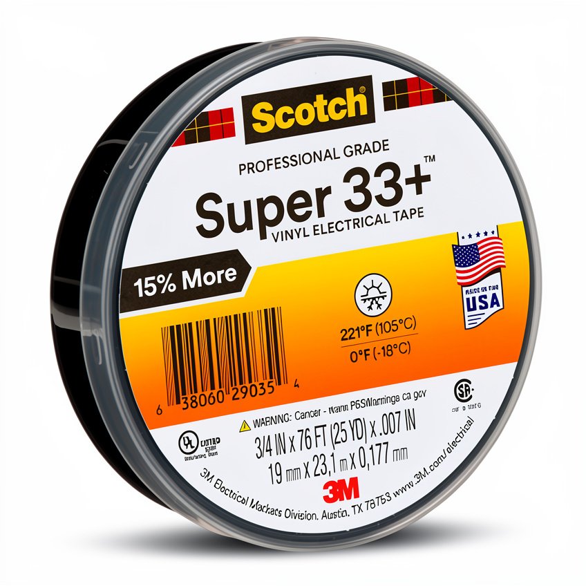 3M CINTA AISLANTE SCOTCH SUPER 33+
