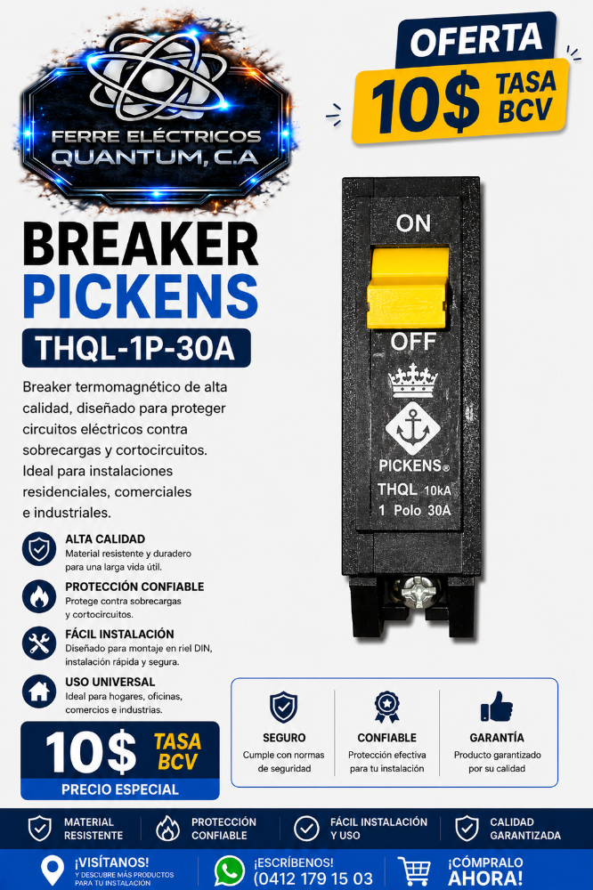 BREAKER PICKENS THQL-1P-30A