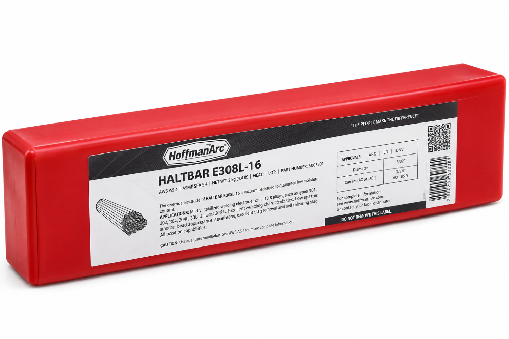 ELECTRODO HOFFMAN ARC HALTBAR E308L-16 3/32" 2 KG