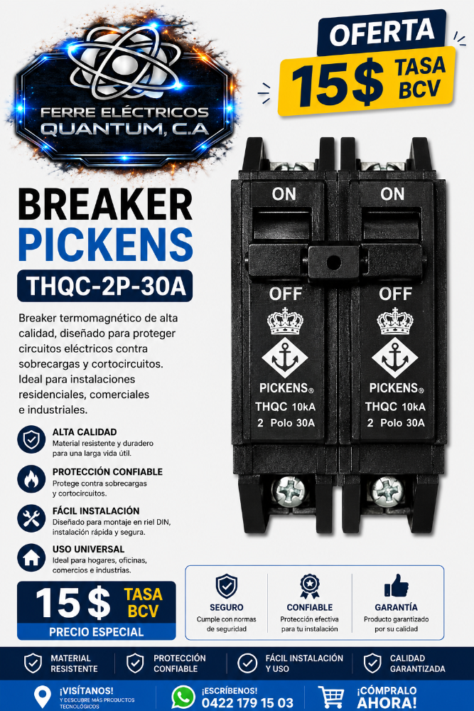 BREAKER PICKENS THQC-2P-30A